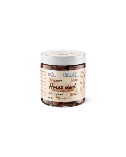 Freezy Pure Liofilizowane Mięso Końskie 80g Freezy Pure Liofilizowane Mięso Końskie 80g