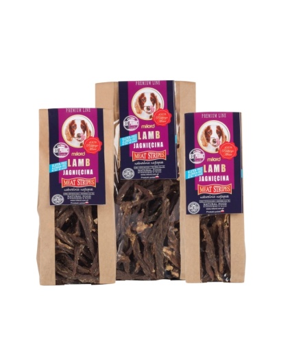 Paski z Jagnięciny 100% 80g