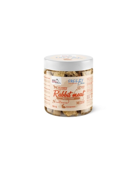 Liofilizowane Mięso Królika Freezy Pure 70g Liofilizowane Mięso Królika Freezy Pure 70g